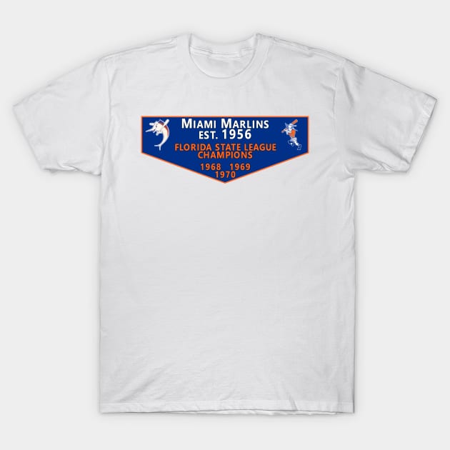 Miami Marlins FSL Champs T-Shirt by Fish & Cats Shop